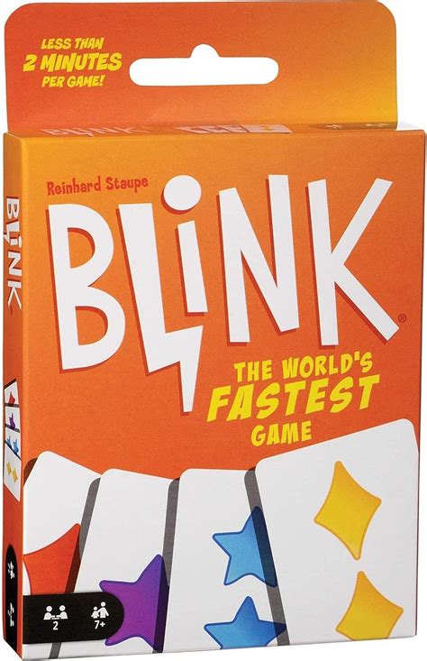 Mattel Games Reinhard Staupe's Blink Family Card Game, Travel .